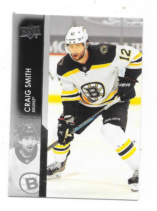 2021-22 Upper Deck NHL Ice Hockey Card #19 Craig Smith , Boston Bruins