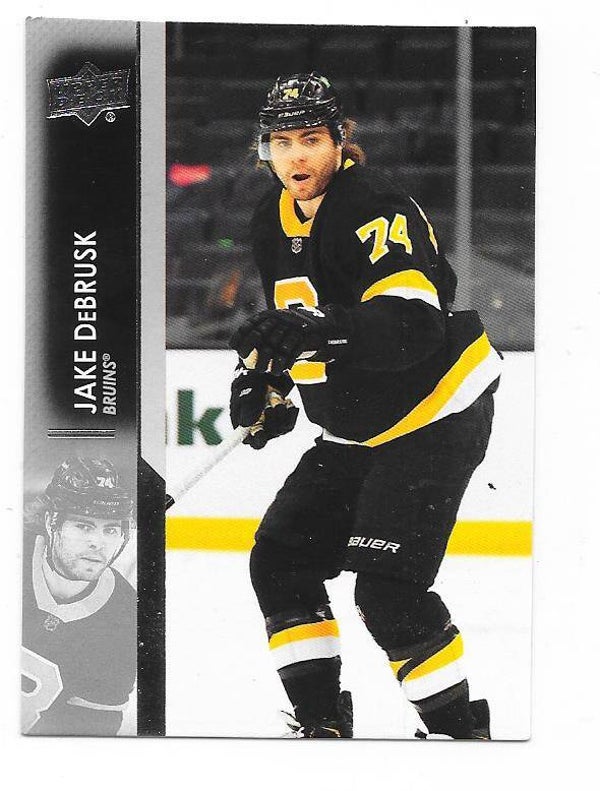 2021-22 Upper Deck NHL Ice Hockey Card #15 Jake DeBrusk , Boston Bruins