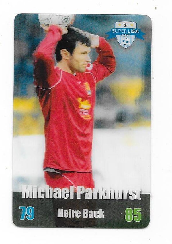2012-13 Danish Superliga Kort Kulma Football Card  # Michael Parkhurst , Nordsjælland