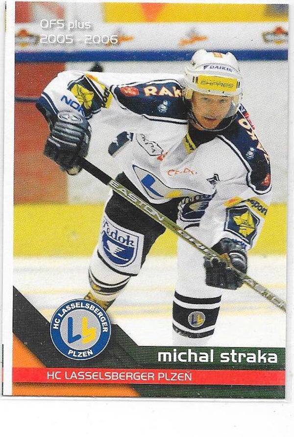 2004-05 Czech OFS #392 Michal Straka , HC Plzen