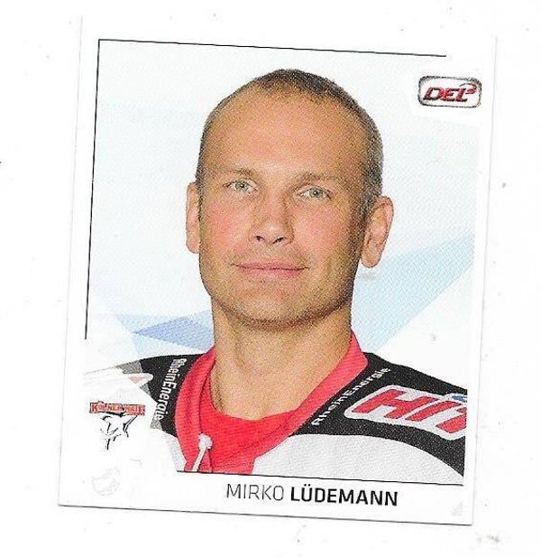2015 DEL CityPress Ice Hockey Card #130 Mirko Lüdemann , Kölner Haie , Fort McMurray Oil Barons