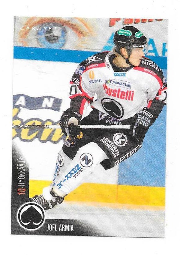 2010-11 Finnish Cardset #327 Joel Armia Ässät , Los Angeles Kings