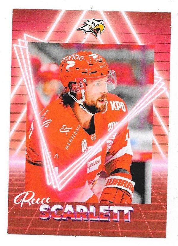 2024-25 Vaasan Sport Teamissued Ice Hockey card #24 Reece Scarlett , Swift Current Broncos