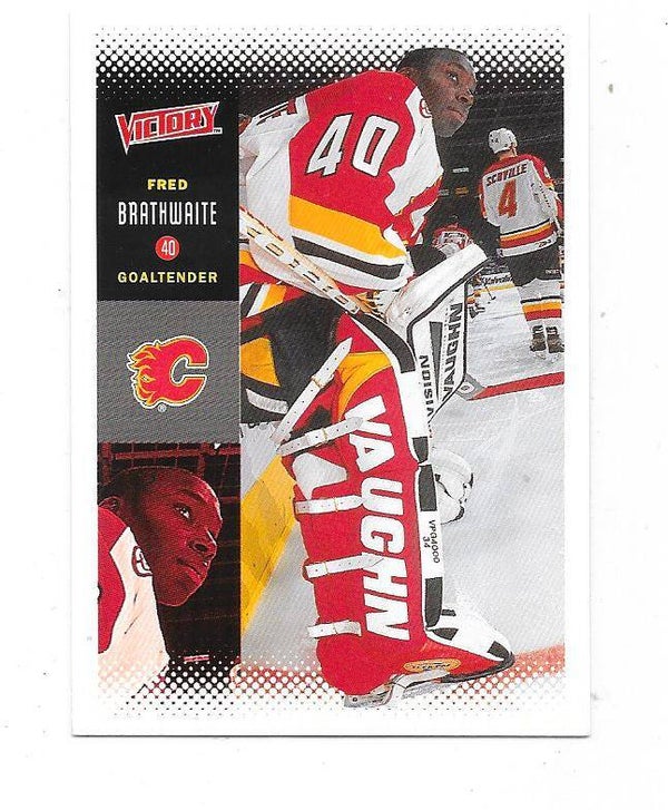 1999-00 Upper Deck Victory #36 Fred Brathwaite , Calgary Flames