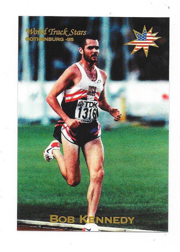 1995 Gothenburg World Track Stars #80 Bob Kennedy  USA