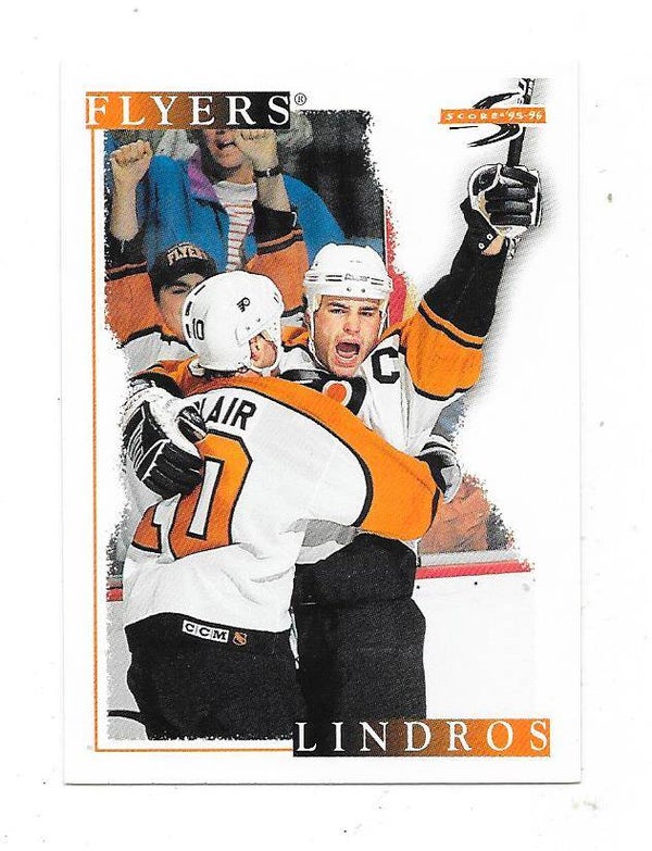 1995-96 Score #150 Eric Lindros , Philadelphia Flyers