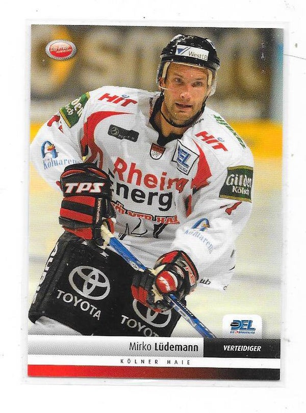 2007-08 German DEL  Ice Hockey Card #385 Mirko Lüdemann , Kölner Haie ,  Fort McMurray Oil Barons