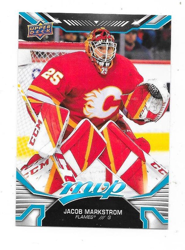 2022-23 Upper Deck MVP NHL Ice Hockey Cards #115 Jacob Markstrom , Calgary Flames