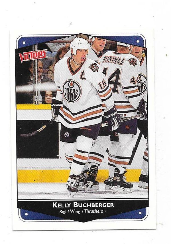 2000-01 Upper Deck Victory #14 Kelly Buchberger , Edmonton Oilers