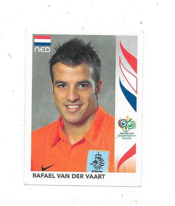 2006 Panini FIFA World Cup Football Sticker #238 Rafael Van Der Vaart , Netherlands