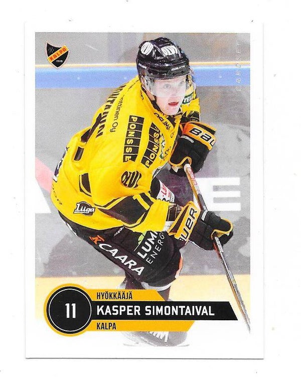 2021-22 Finnish Cardset #67 Kasper Simontaival Kalpa