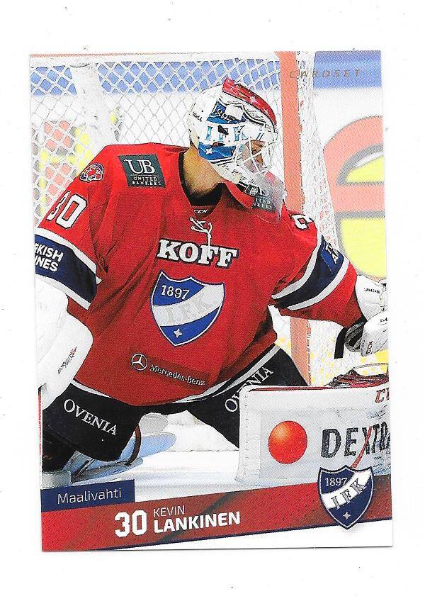 2015-16 Finnish Cardset #1 Kevin Lankinen HIFK , Vancouver Canucks