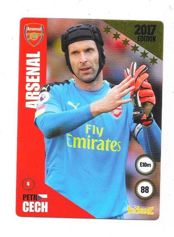 2016-17 Swedish Kickerz Goldstar #4 Petr Čech  Arsenal , Czechia