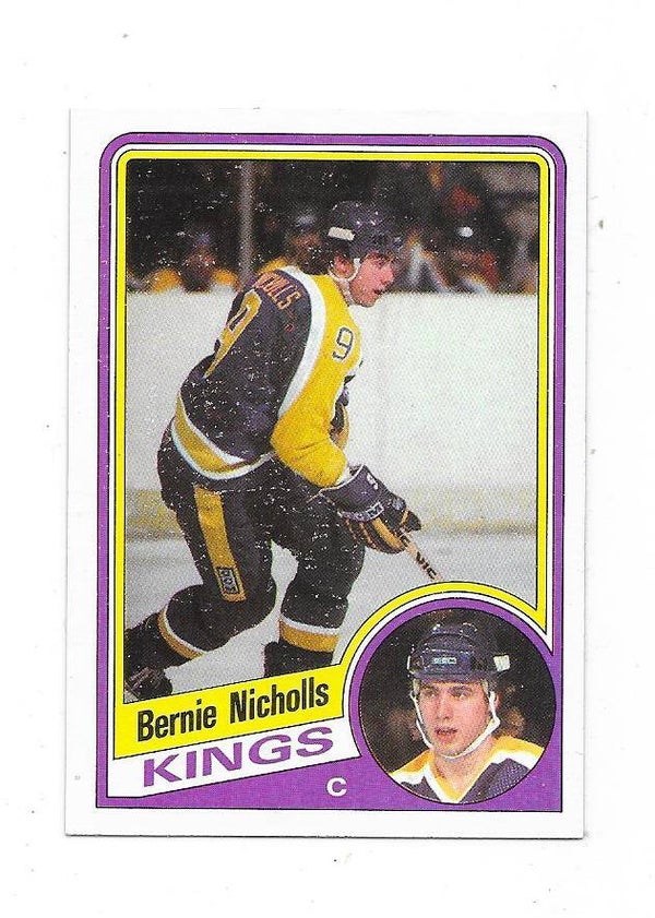 1984-85 Topps #67 Bernie Nicholls , Los Angeles Kings