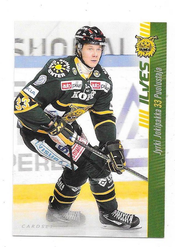 2012-13 Finnish Cardset #39 Jyrki Jokipakka  Ilves , Adler Mannheim