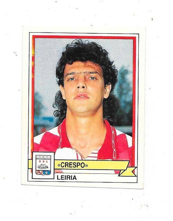 1994-95 Panini Portugese Futebol Sticker #221 CRESPO , Leiria
