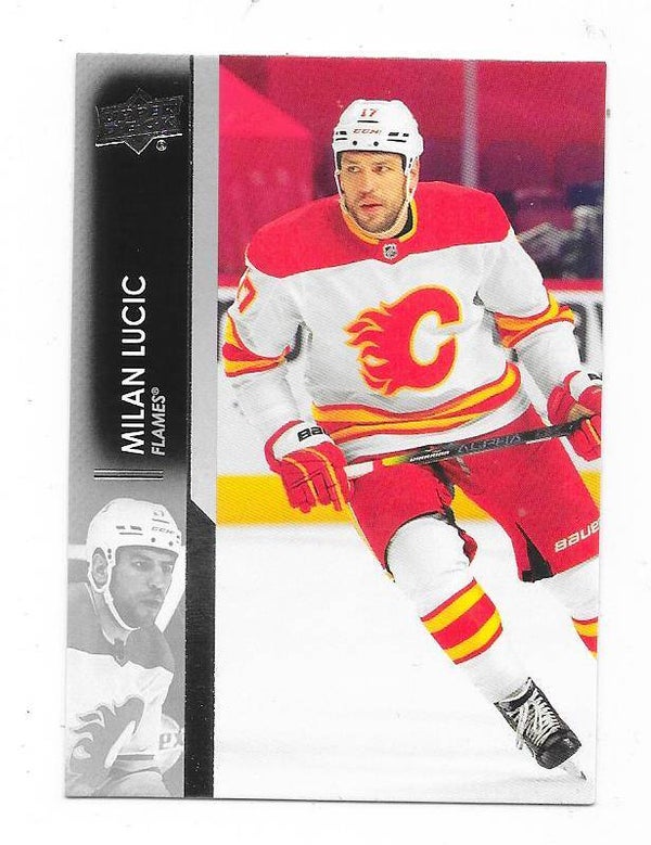 2022-23 Upper Deck Ice Hockey Card #29 Milan Lucic , Calgary Flames