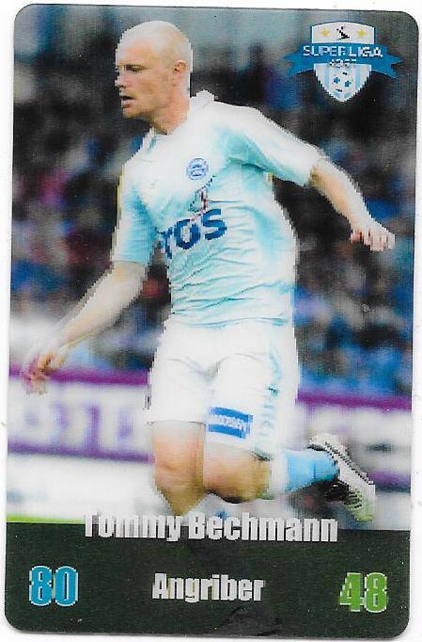 2012-13 Danish Superliga Kuma Fotboll Kort # Tommy Bechmann  , FC København