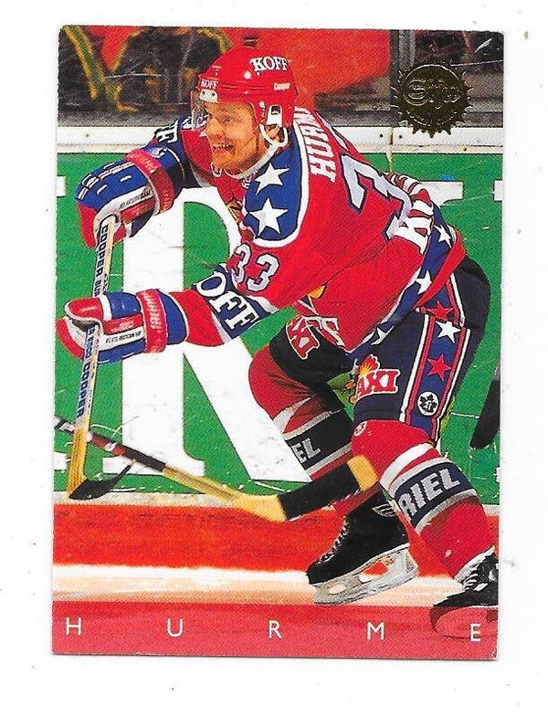 1995-96 Finnish SISU Ice Hockey Card #11 Markku Hurme , HIFK Helsinki