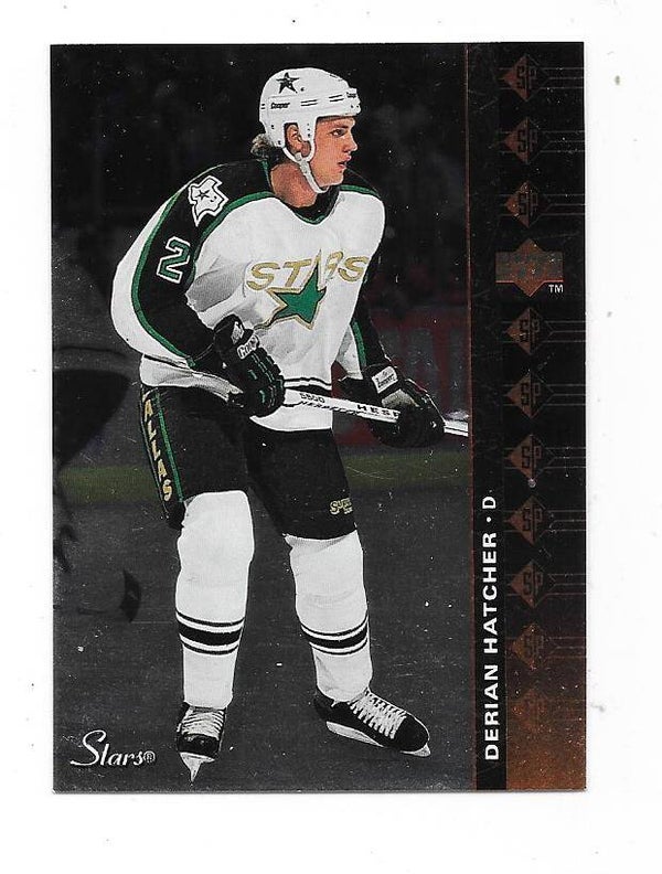 1994-95 Upper Deck SP Inserts NHL Ice Hockey Card #20 Derian Hatcher , Dallas Stars