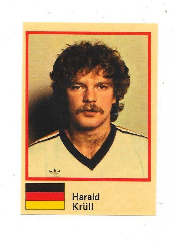 1982 Finnish Semic WC Ice Hockey Sticker #108 Harald Krüll , West Germany & Kölner EC