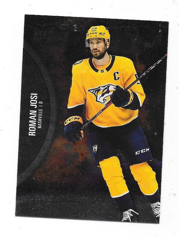 2021-22 SkyBox Metal Universe #26 Roman Josi , Nashville Predators