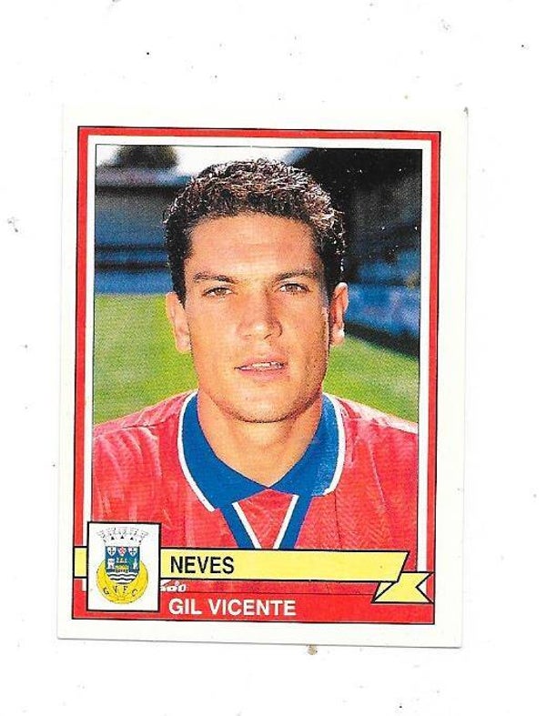 1994-95 Panini Portugese Futebol Sticker #158 NEVES , Gil Vicente