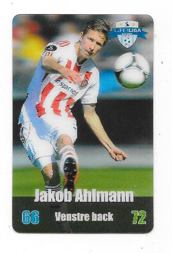 2012-13 Danish Superliga Kort Kulma Football Card  # Jakob Ahlman , AaB