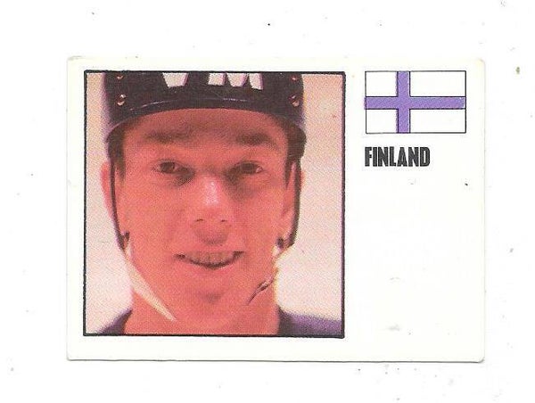 1970-71 Swedish Williams Hockey Card #305 Harri Linnonmaa , Finland & HIFK