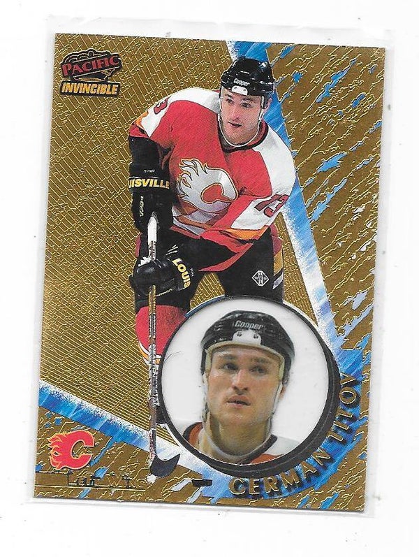 1997-98 Pacific Revolution Ice Hockey Card #21 German Titov , Calgary Flames