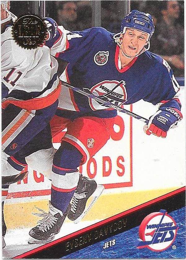 1993-94 LEAF #24 Evgeny Davydov , Winnipeg Jets RC