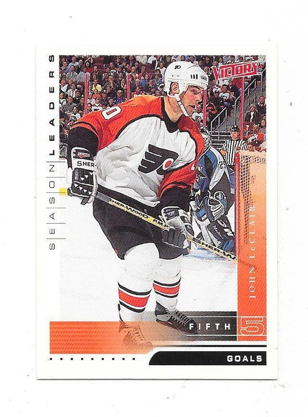 1999-00 Upper Deck Victory #330 John LeClair , Philadelphia Flyers