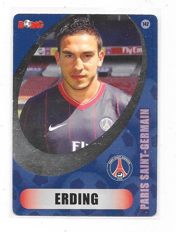 2009-10 Finnish Boing Football Card #142 Mevlüt Erdinç , Paris Saint-Germain & Turkey