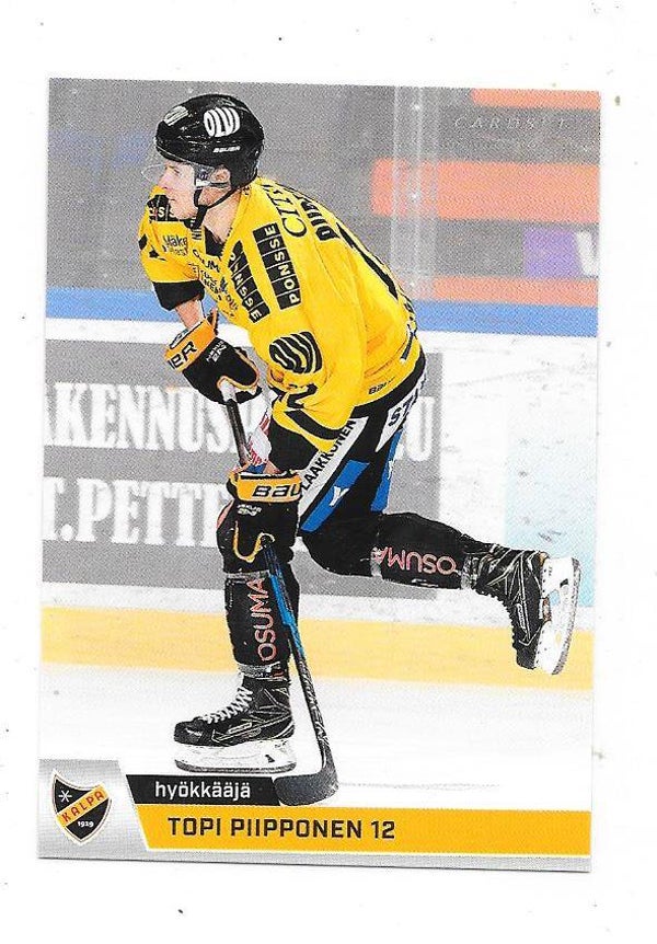 2018-19 Finnish Cardset #260 Topi Piipponen , Kalpa & Tölzer Löwen