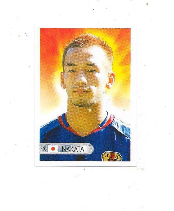 2006 Mundocrom FIFA World Cup Football Sticker #403 Hidetoshi Nakata , Japan