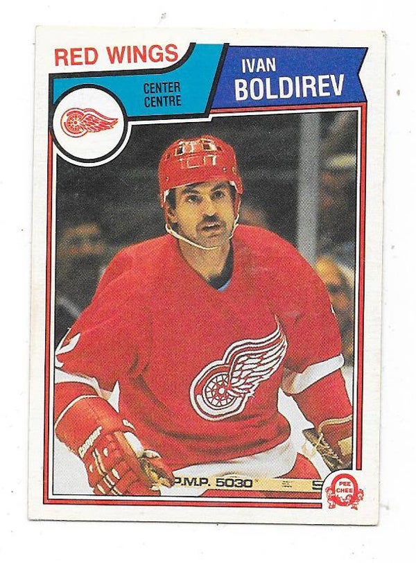 1983-84 OPC #118 Ivan Boldirev , Detroit Red Wings