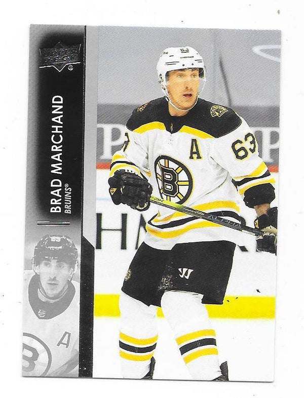 2021-22 Upper Deck NHL Ice Hockey Card #17 Brad Marchand , Boston Bruins