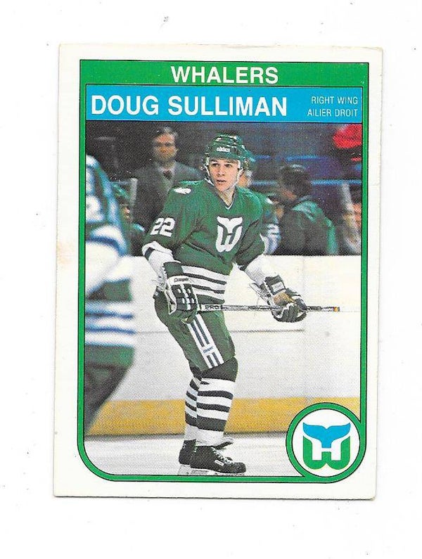 1982-83 OPC NHL Ice Hockey Card #132 Doug Sulliman , Hartford Whalers