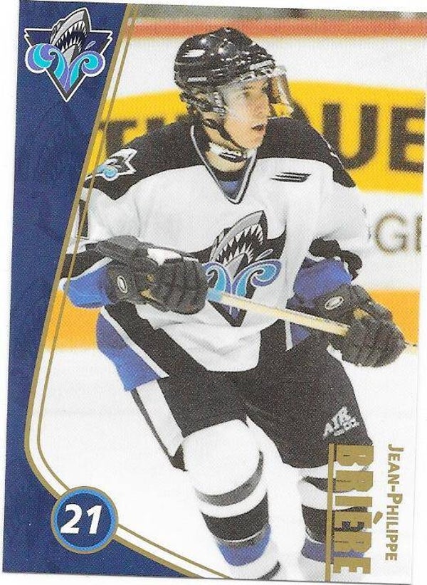 1999-00 Rimouski Oceanic #21 Jean-Philippe Briere   Brisbane Blue Tongues