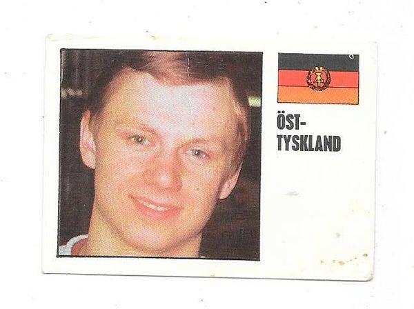 1970-71 Swedish Williams Ice Hockey Card #374 Rolf Bielas , DDR & SG Dynamo Weißwas­ser