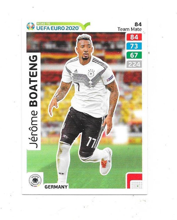 2020 Panini Adrenalyn XL Road to UEFA EURO 2020 #84 Jerome Boateng , Germany