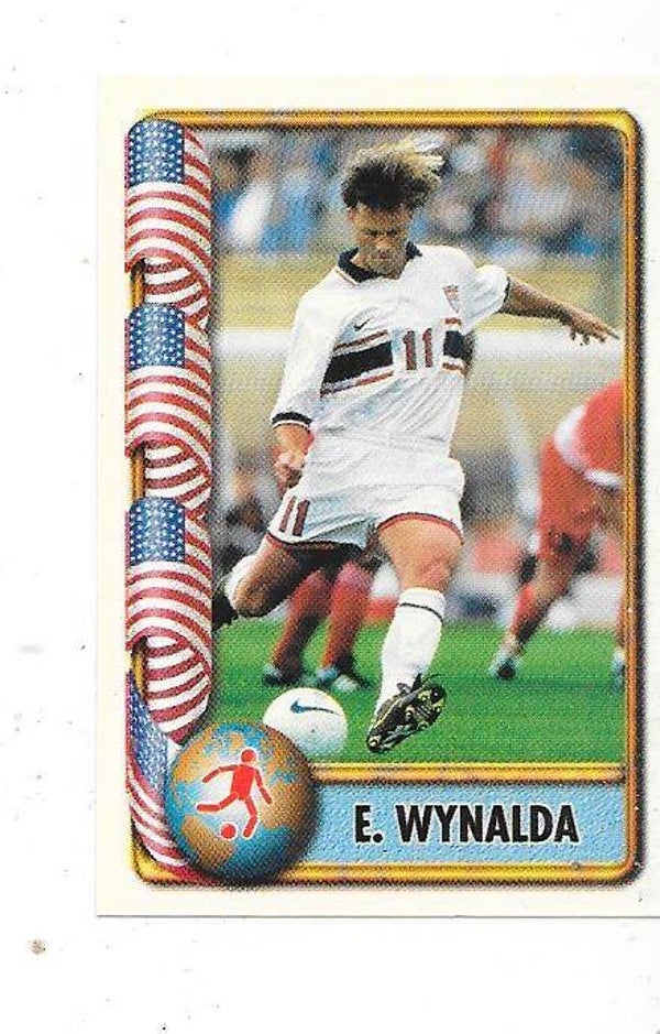 1998 Navarrete France 98 World Cup Football Sticker #232 Eric Wynalda , USA