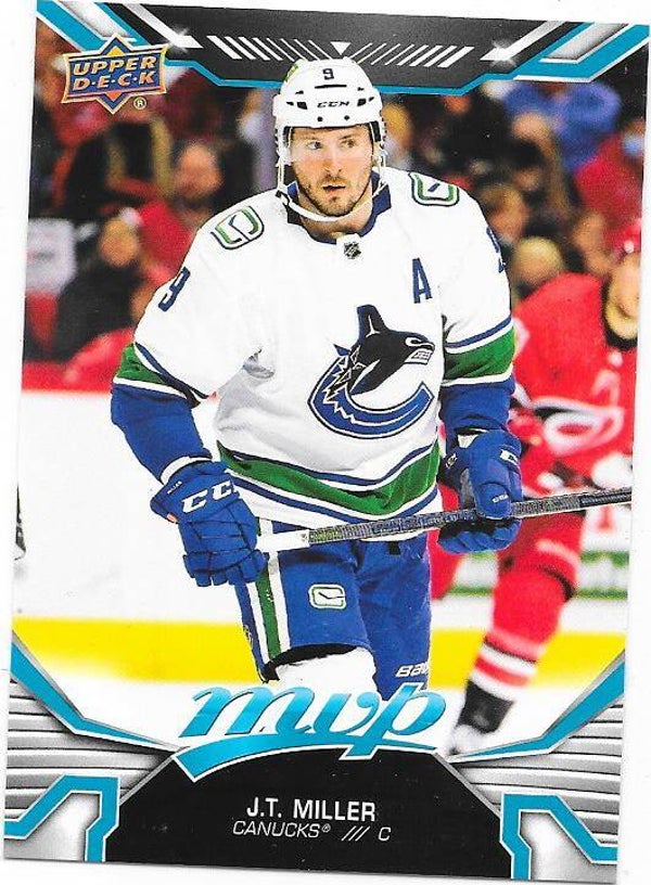 2022-23 Upper Deck MVP NHL Ice Hockey Cards #135 J.T. Miller , Vancouver Canucks