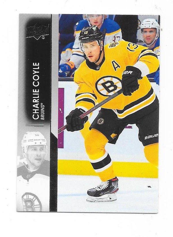 2021-22 Upper Deck NHL Ice Hockey Card #14 Charlie Coyle , Boston Bruins