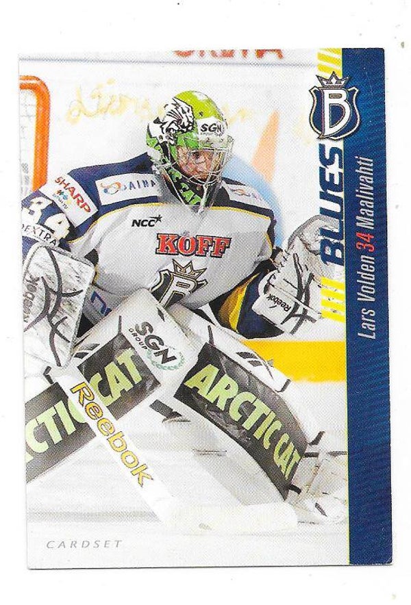 2012-13 Finnish Cardset #2 Lars Volden Espoo Blues , BIK Karlskoga