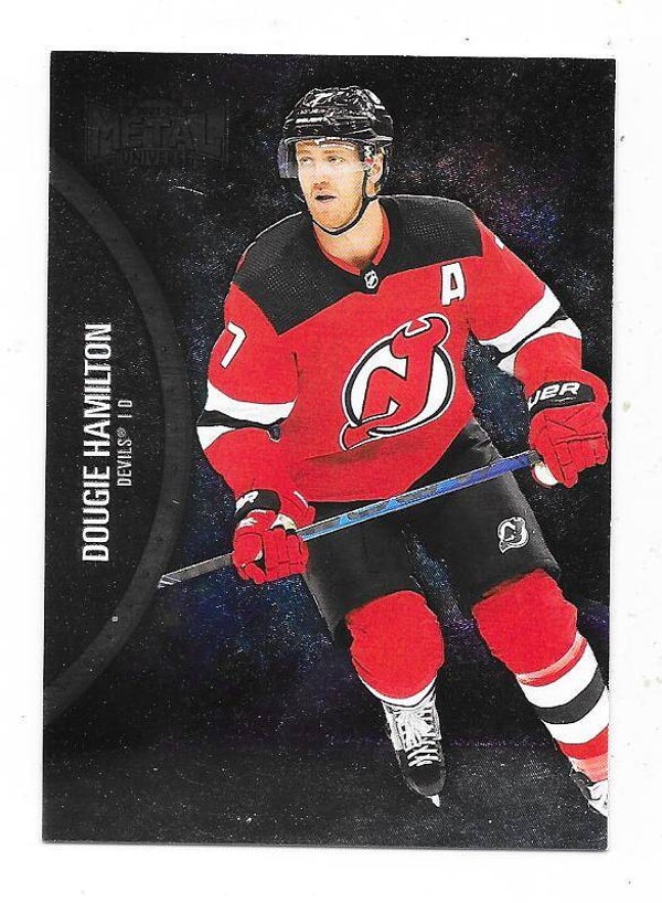 2021-22 SkyBox Metal Universe #7 Dougie Hamilton , New Jersey Devils