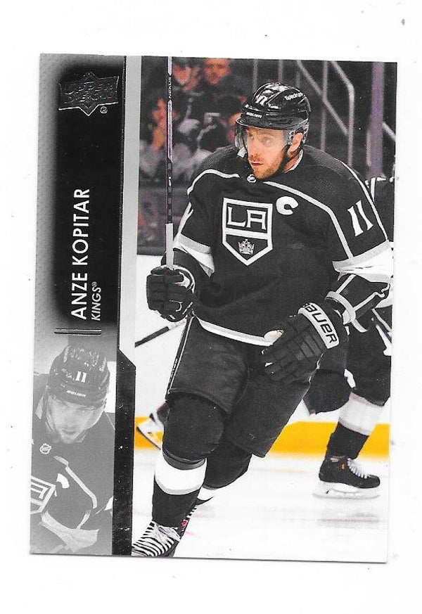 2021-22 Upper Deck NHL Ice Hockey Card #335 Anze Kopitar , Los Angeles Kings