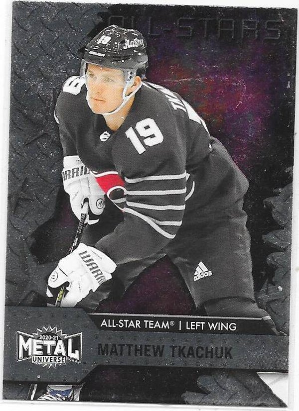 2020-21 Skybox Metal Universe All-Stars #169 Matthew Tkachuk , Calgary Flames