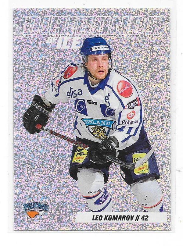 2020-21 Finnish Cardset Diamonds of Ice #7of15 Leo Komarov  Pelicans , Dynamo Moscow