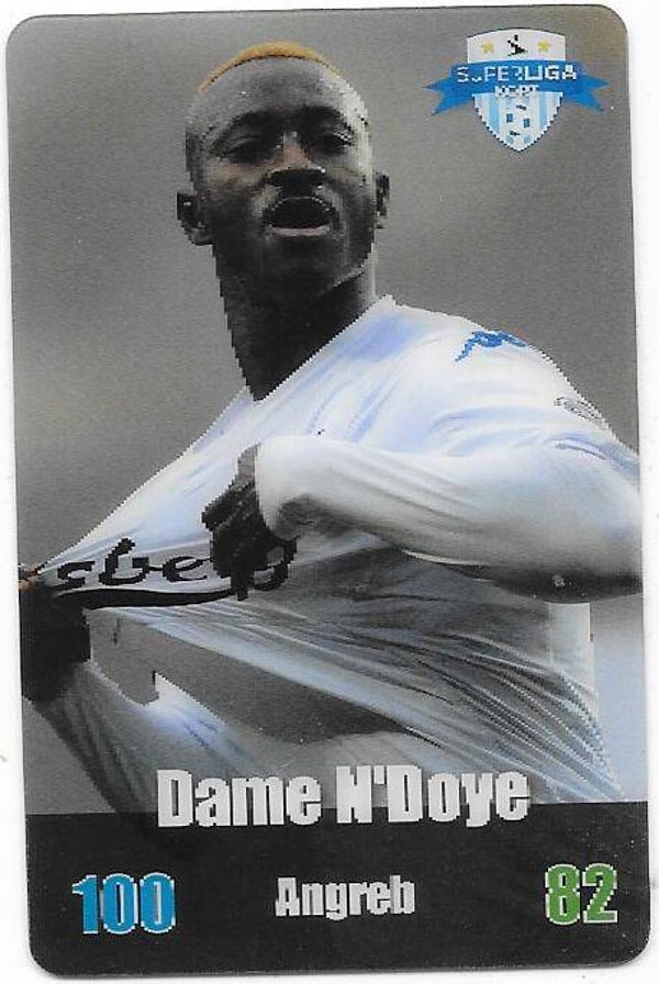 2012-13 Danish Superliga Kuma Fotboll Kort # Dame N`Doye  , FC København